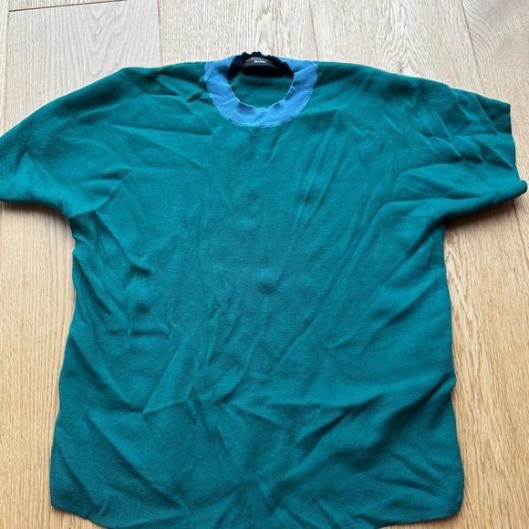 WEEKEND MAX MARA SHORT SLEEVES 2 TONE KNIT - XS - Picture 3 of 8